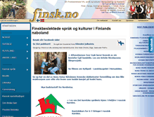 Tablet Screenshot of finsk.no